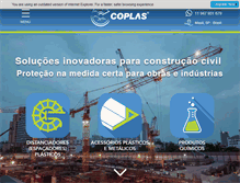 Tablet Screenshot of coplas.com.br